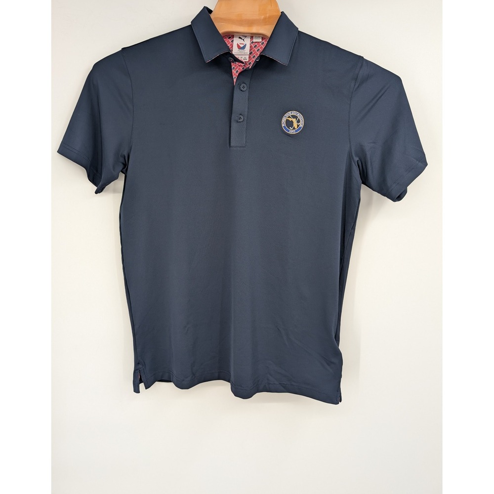NWT Puma Volition Flag Trim Golf Polo shirt with‎ logo Medium